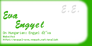 eva engyel business card